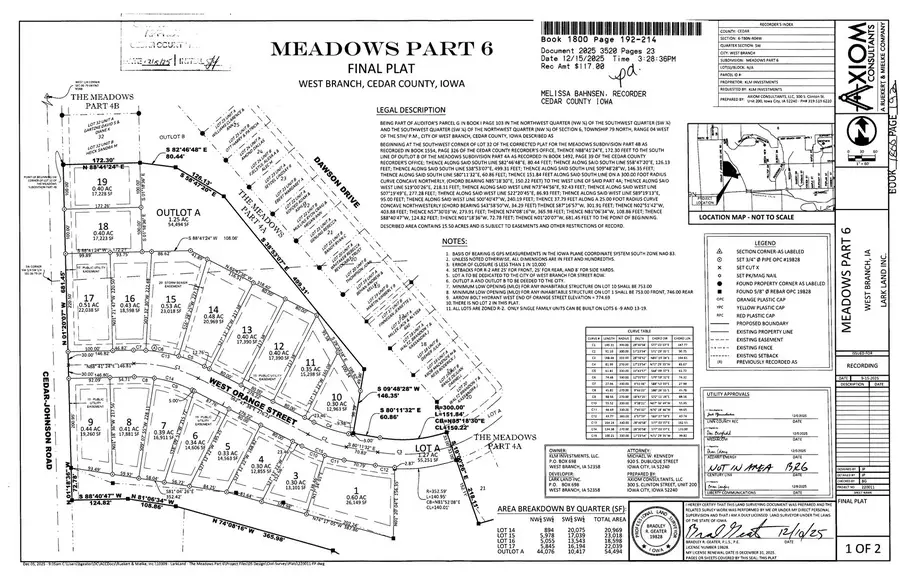 Lot 14 Meadows Subdivision Part 6, West Branch, IA 52358 - #2