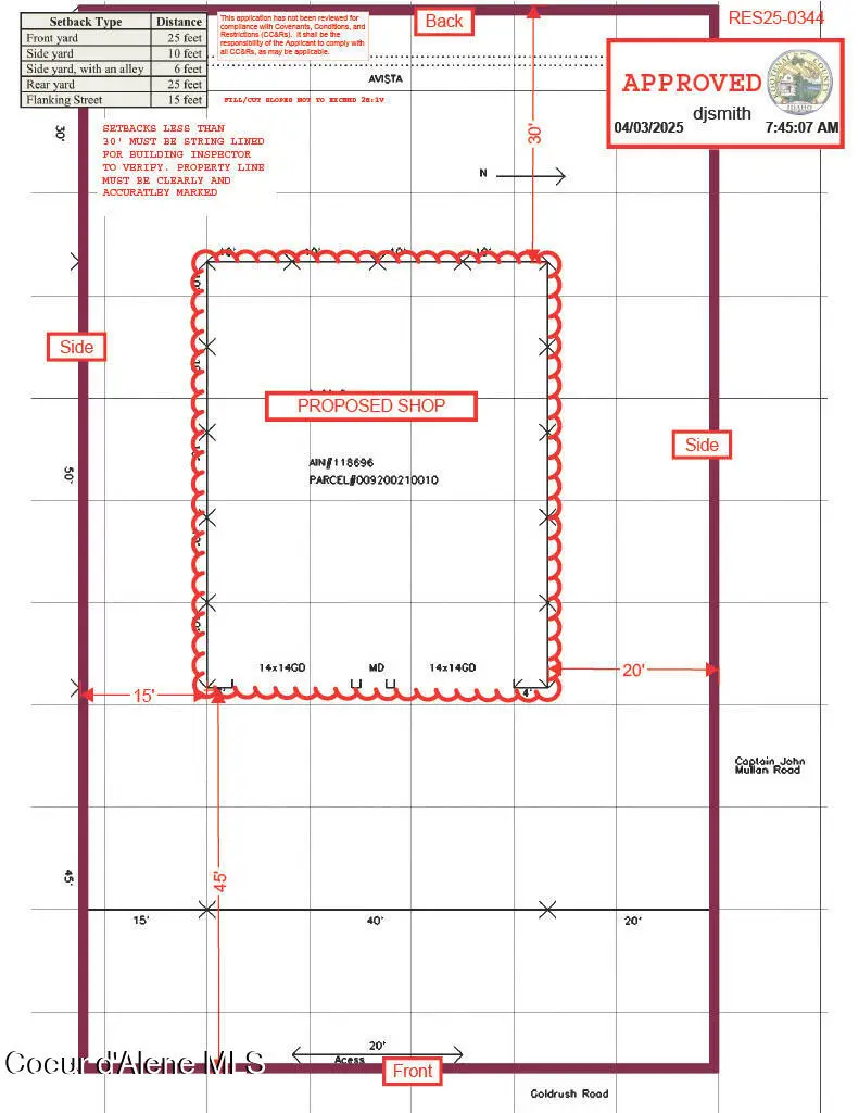 NKA Bonanza Ranch LT 1 BLK 21, Coeur Dalene, ID 83814 - Image #3