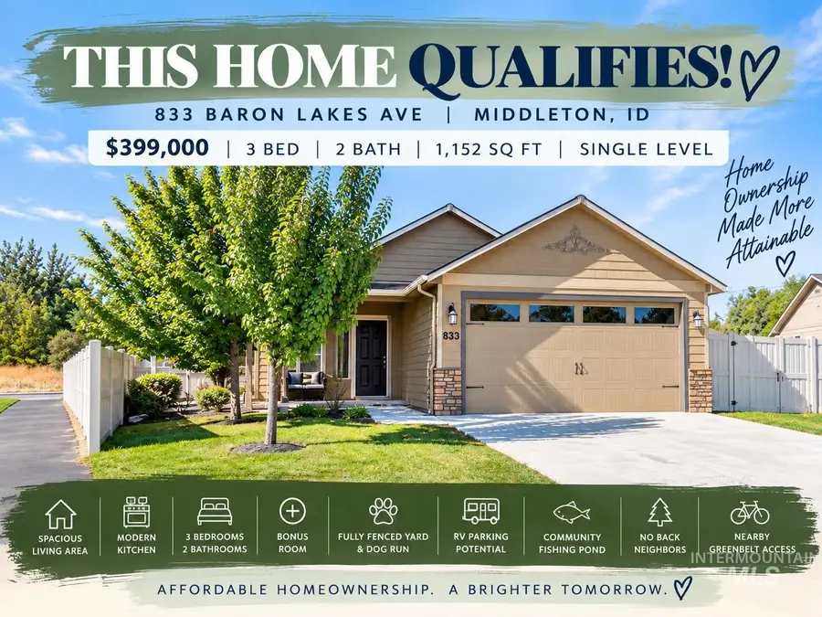 833 Baron Lakes Ave, Middleton, ID 83644 - #2