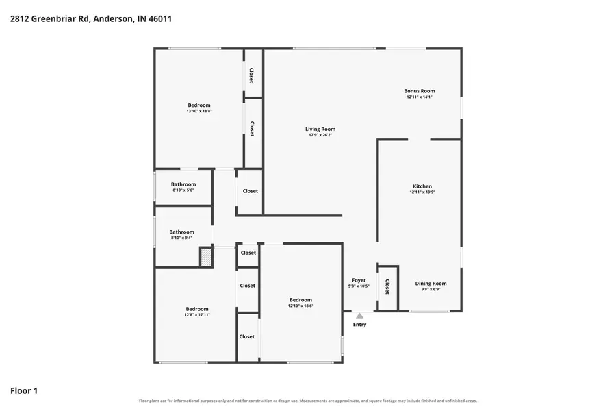 2812 Greenbriar Road, Anderson, IN 46011 - #3