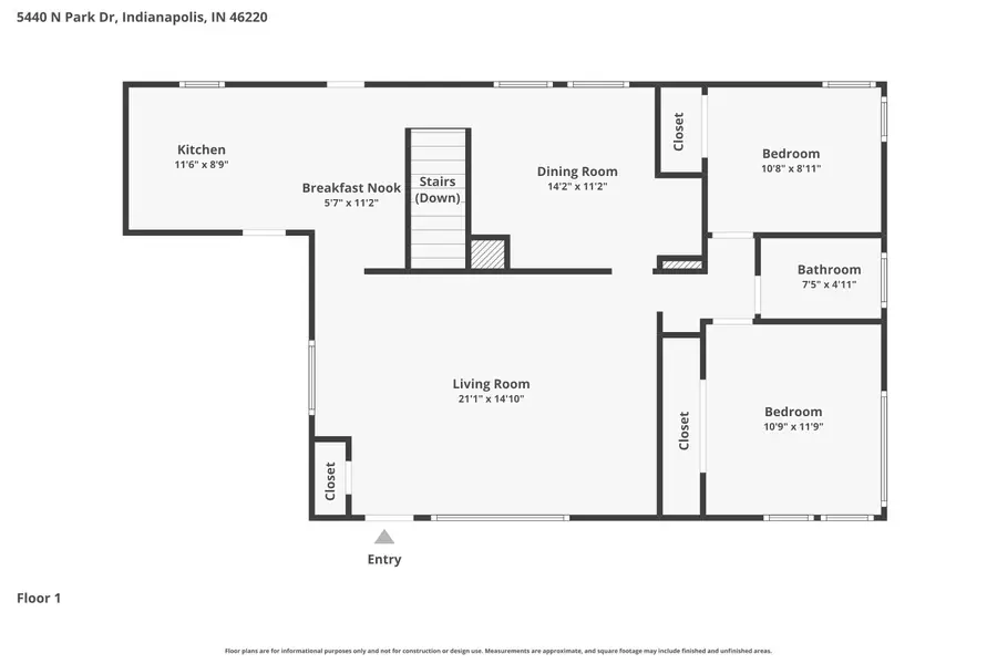 5440 N Park Drive, Indianapolis, IN 46220 - #3