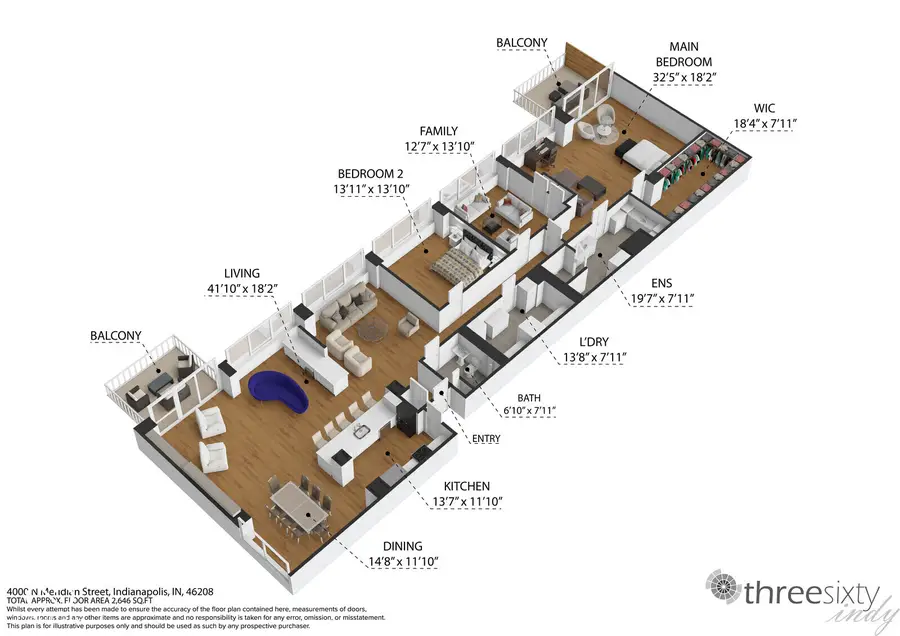 4000 N Meridian Street #11DE, Indianapolis, IN 46208 - #3