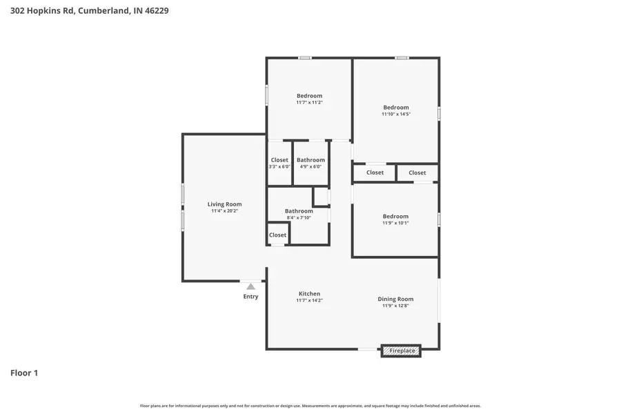 302 Hopkins Road, Cumberland, IN 46229 - #3