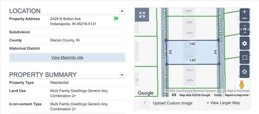 2429 N Bolton Avenue, Indianapolis, IN 46218 - #2