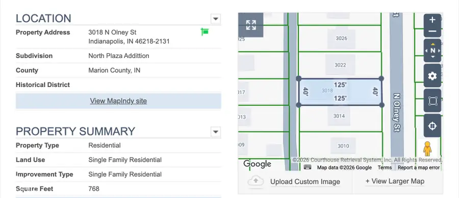 3018 N Olney Street, Indianapolis, IN 46218 - #2