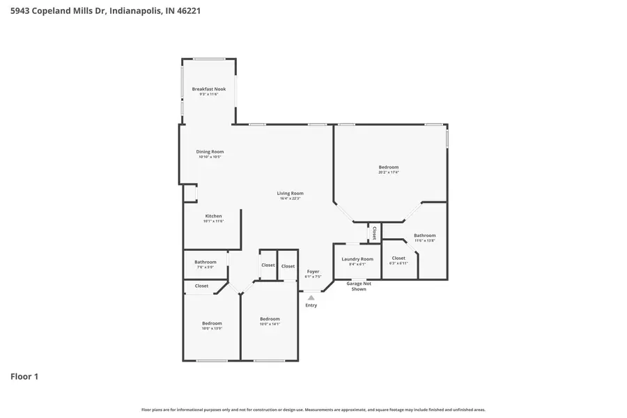 5943 Copeland Mills Drive, Indianapolis, IN 46221 - #3