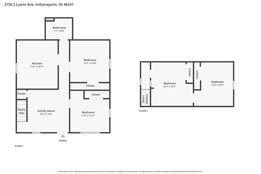 2726 S Lyons Avenue, Indianapolis, IN 46241 - #3