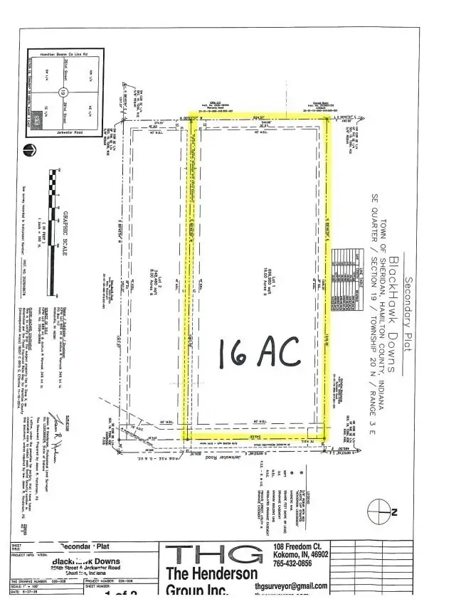 0 (16 Acres) Jerkwater Road, Sheridan, IN 46069 - #1