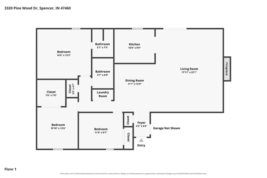 3320 Pine Wood Drive, Spencer, IN 47460 - #3