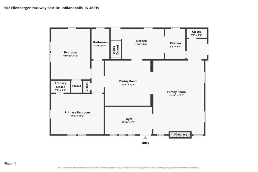 902 Ellenberger Parkway East Parkway, Indianapolis, IN 46219 - #3