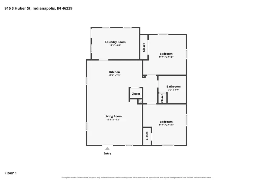 916 S Huber Street, Indianapolis, IN 46239 - #3
