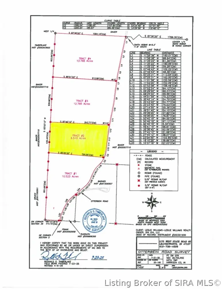 0 Otterbein Rd Se Tract #2, Laconia, IN 47135 - #2