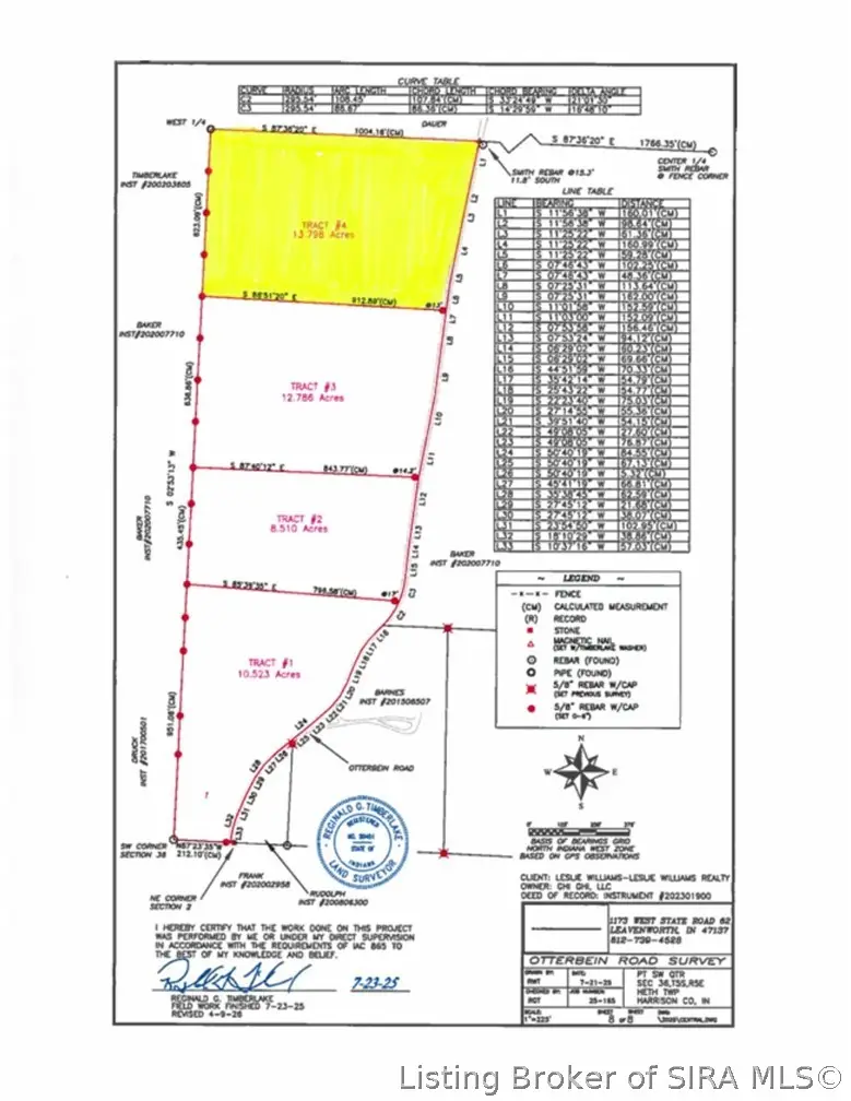 0 Otterbein Rd Se Tract #4, Laconia, IN 47135 - #2