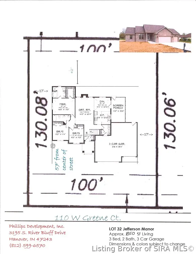 110 W Greene Court, Hanover, IN 47243 - #2