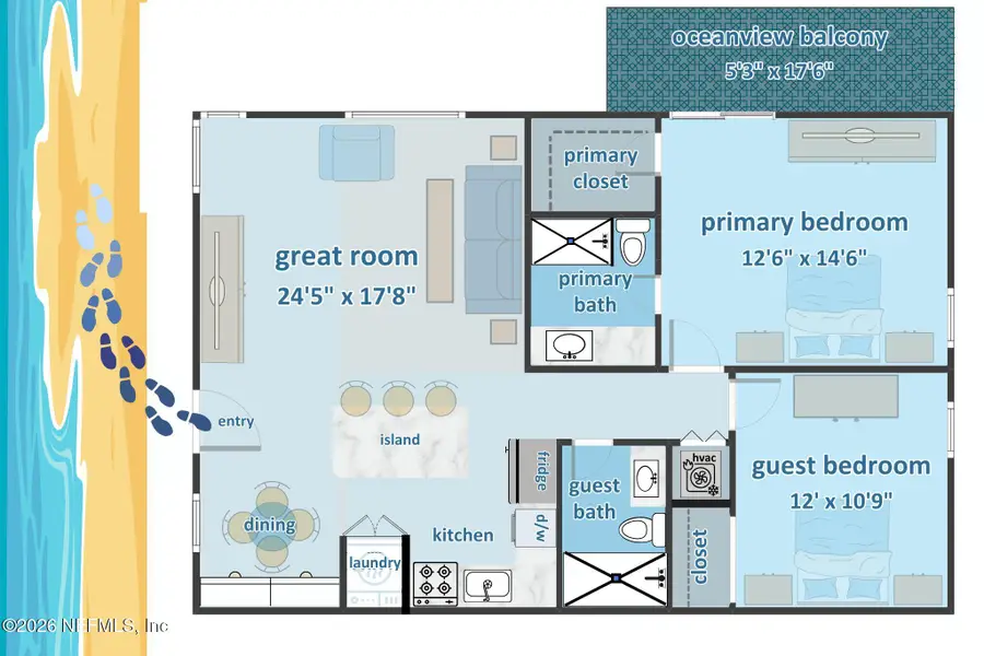 411 1st S Street #202, Jacksonville Beach, FL 32250 - #3