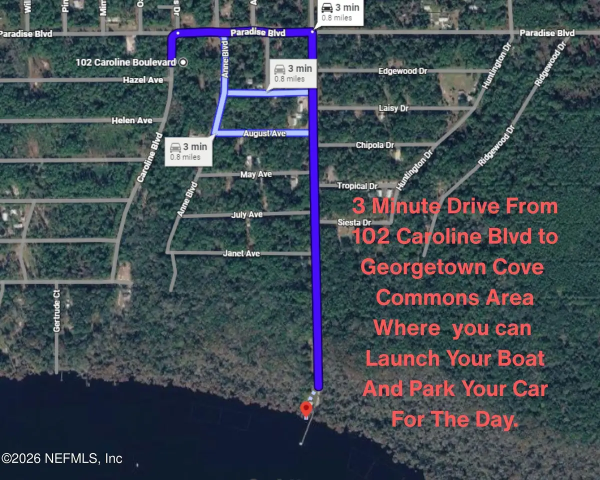 102 Caroline Boulevard, Georgetown, FL 32139 - #1