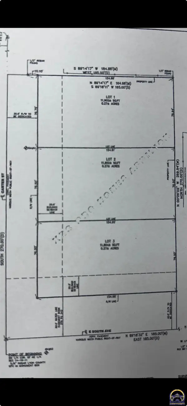 1002 E South Ave #Lot 3, Emporia, KS 66801