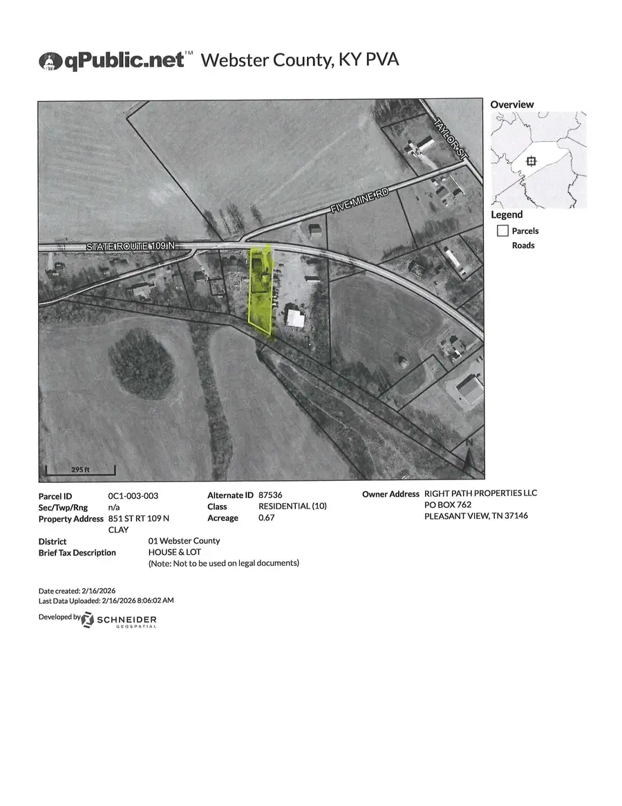 851 St Rt 109 N, Clay, KY 42404 - #3