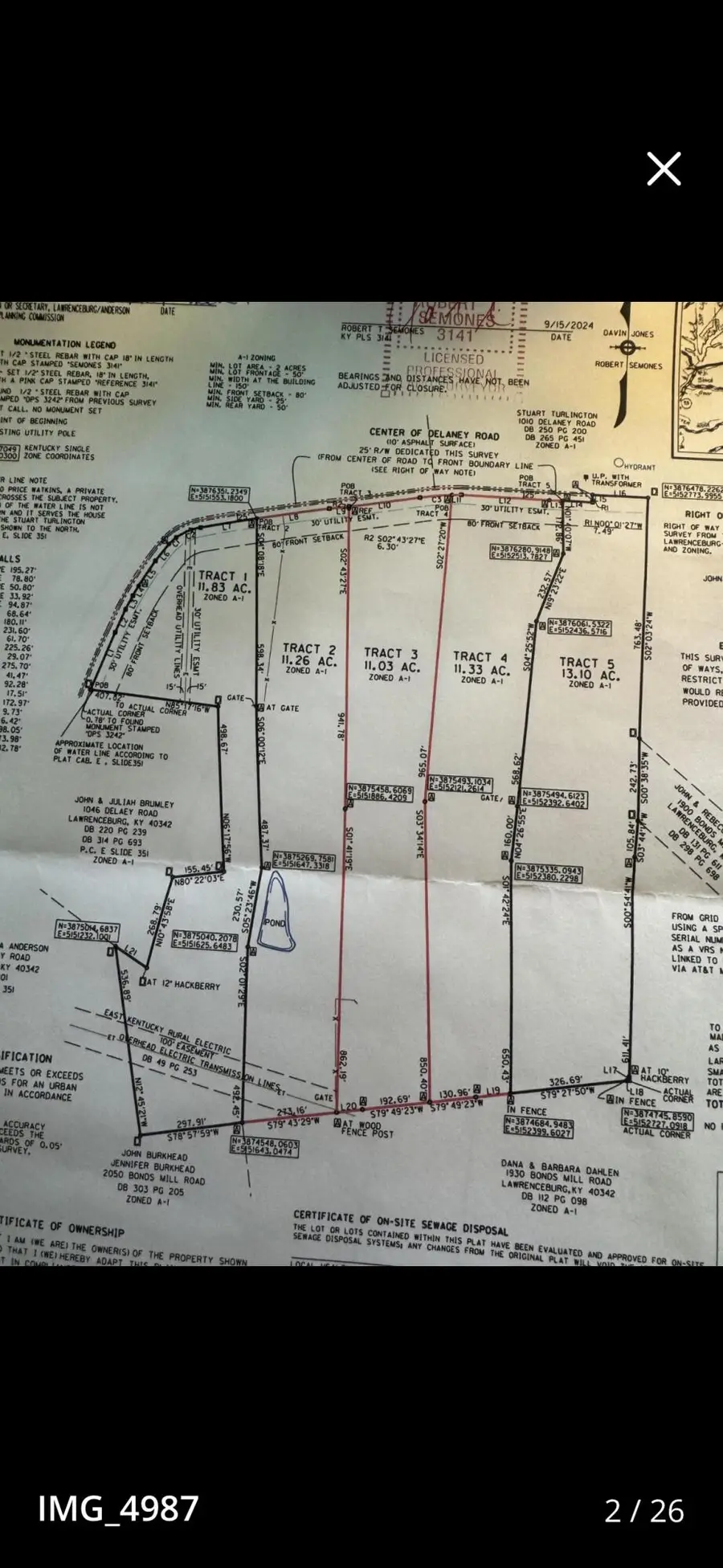 Lot 3 Delaney Road, Lawrenceburg, KY 40342 - #2