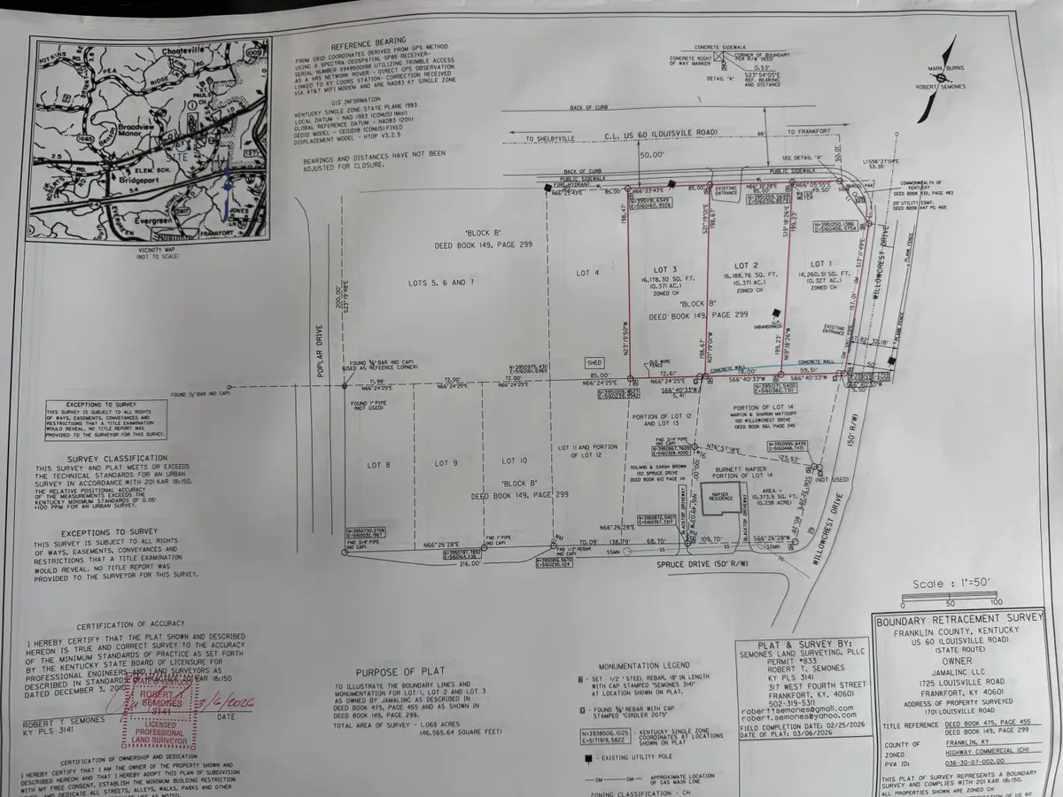 1701 Louisville Road #Lots 1-3, Frankfort, KY 40601 - #1