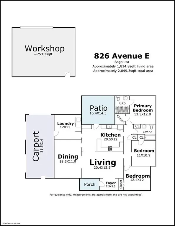 826 Avenue E Avenue, Bogalusa, LA 70427 - Image #3