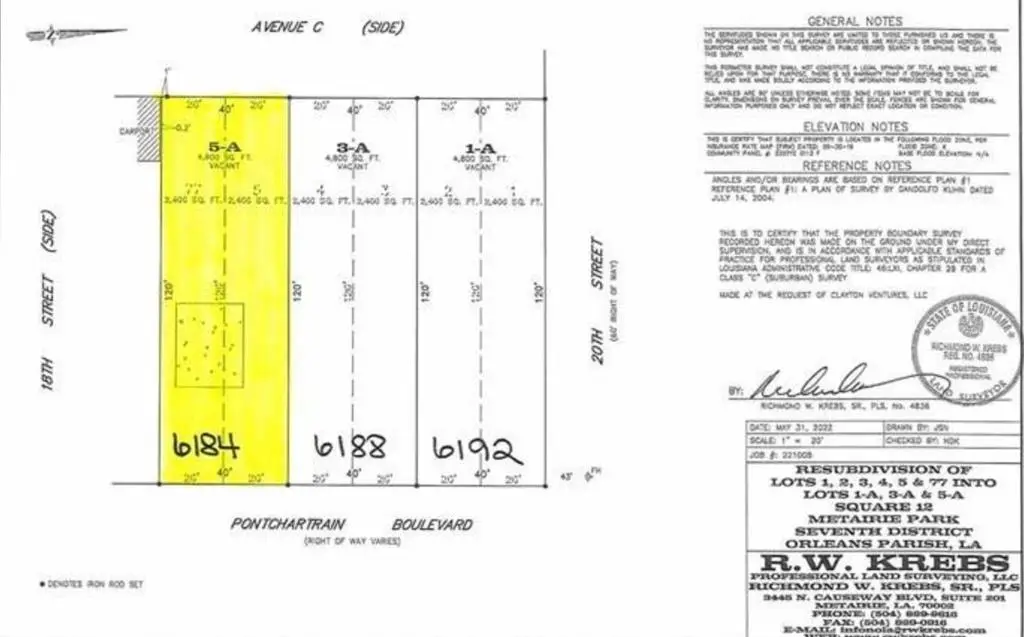 6188 Pontchartrain Boulevard, New Orleans, LA 70124 - #1