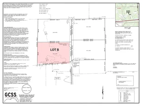 LOT B Jackie Gordon Lane, Albany, LA 70711