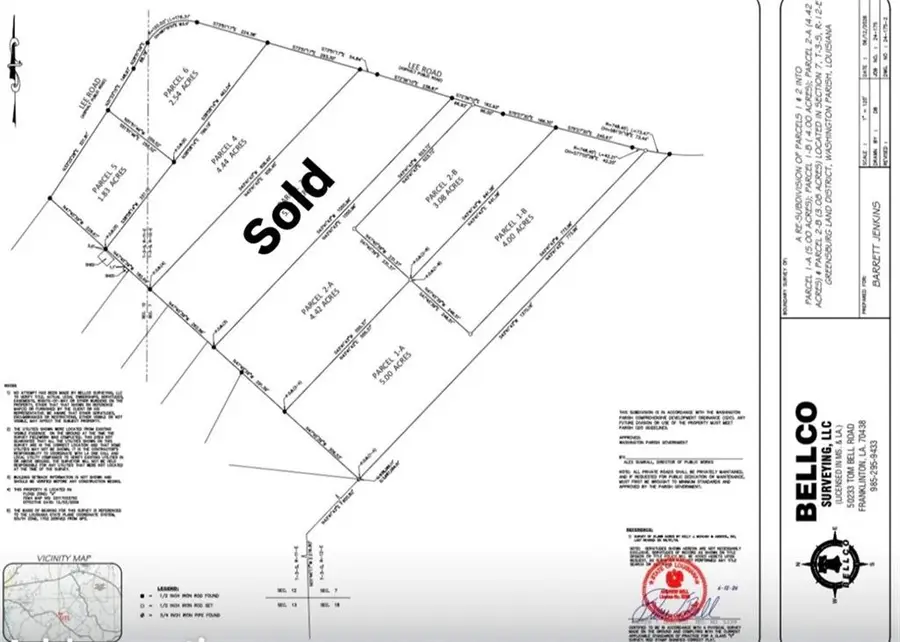 Lot1-A 5ac Lee Road, Franklinton, LA 70438 - #2