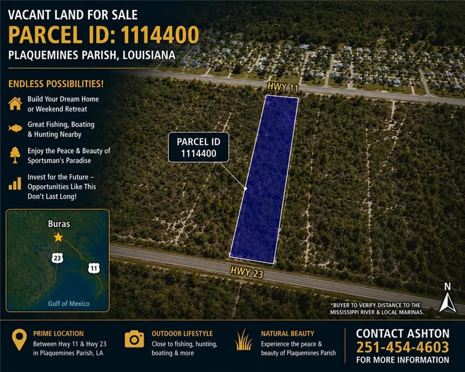 TBD Highway 23 (parcel 1114400) Highway, Buras, LA 70041 - #1