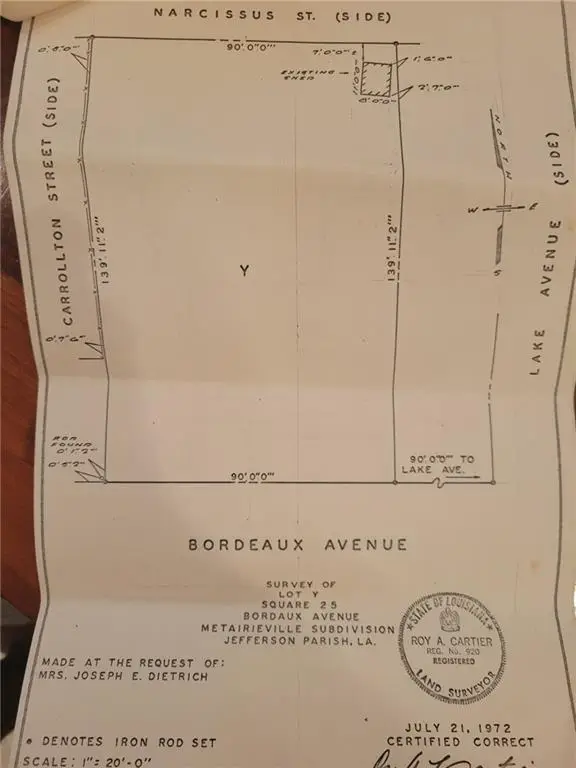 Bordeaux Street, Metairie, LA 70005