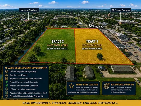 TBD Kirkman Street #Tract 1, Lake Charles, LA 70607