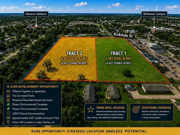 TBD Kirkman Street #Tract 2, Lake Charles, LA 70607