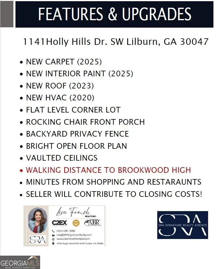 1141 Holly Hills Drive Sw, Lilburn, GA 30047 - Image #2
