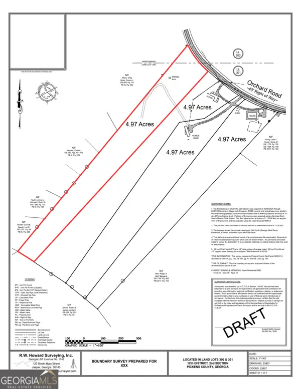 0 Orchard Road, Jasper, GA 30143