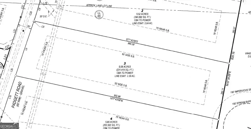 0 Padgett Road #LOT 3, Senoia, GA 30276 - #2