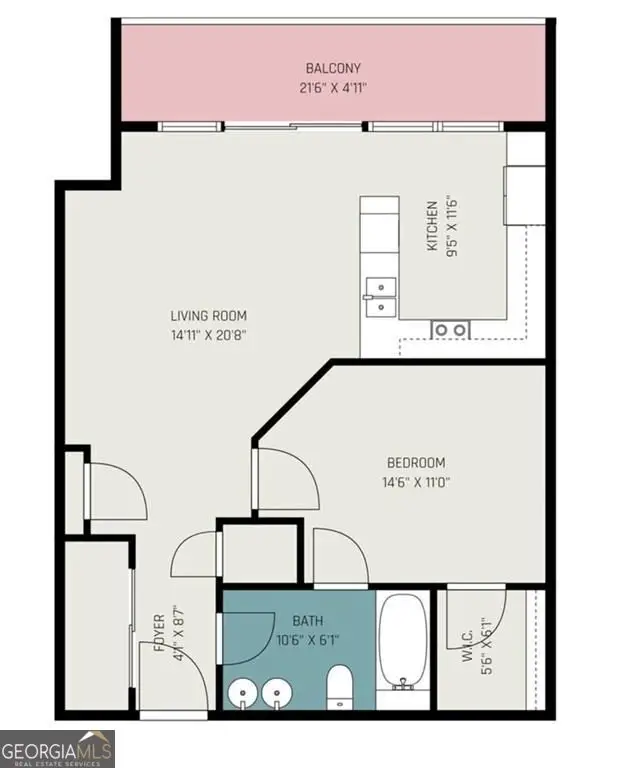 1080 Peachtree Street Ne #2308, Atlanta, GA 30309 - #2