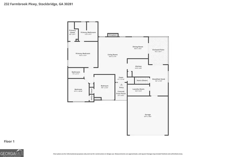 232 Farmbrook Parkway, Stockbridge, GA 30281 - #2