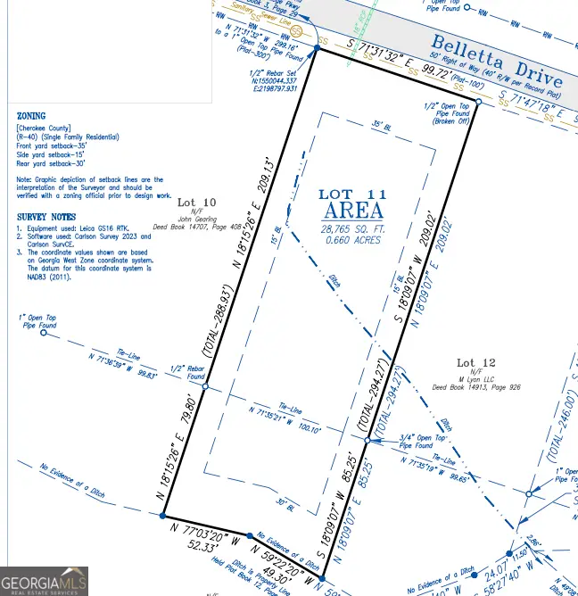 LOT 11 Belletta Drive, Canton, GA 30114 - #1