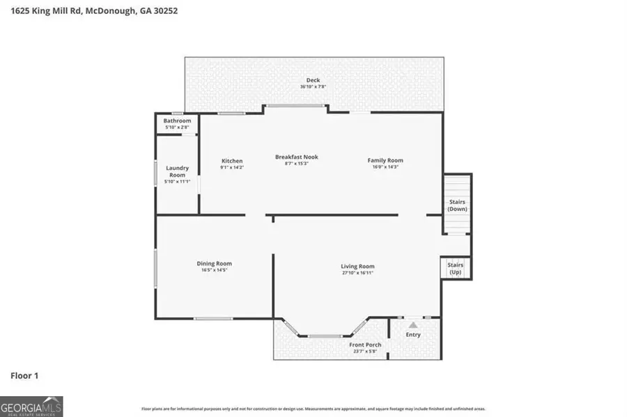 1625 King Mill Road, McDonough, GA 30252 - #3