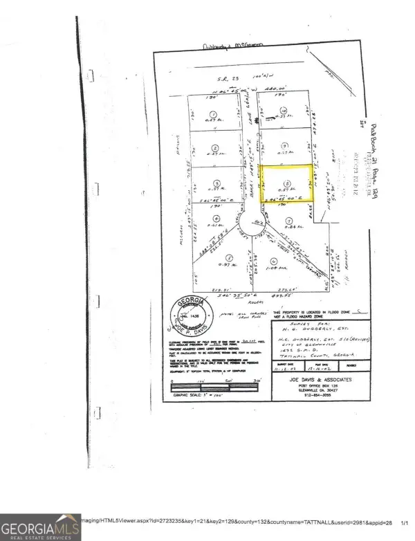 007 Barry Ln Lot # 8, Glennville, GA 30427
