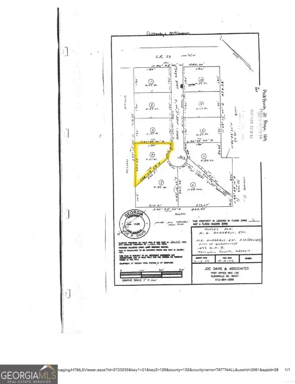 009 Barry Ln Lot # 4, Glennville, GA 30427