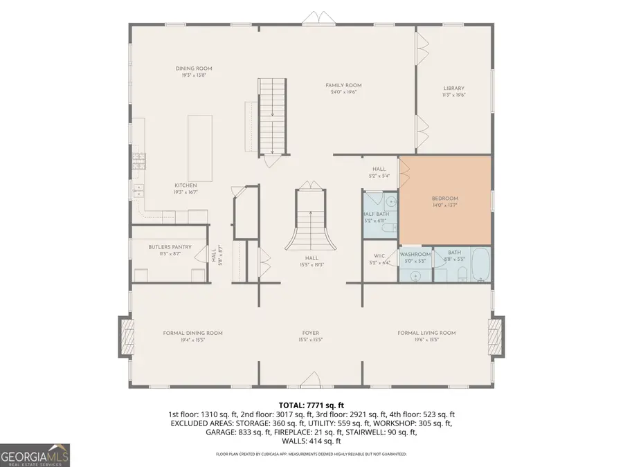 1305 Layor Court, Peachtree City, GA 30269 - #3