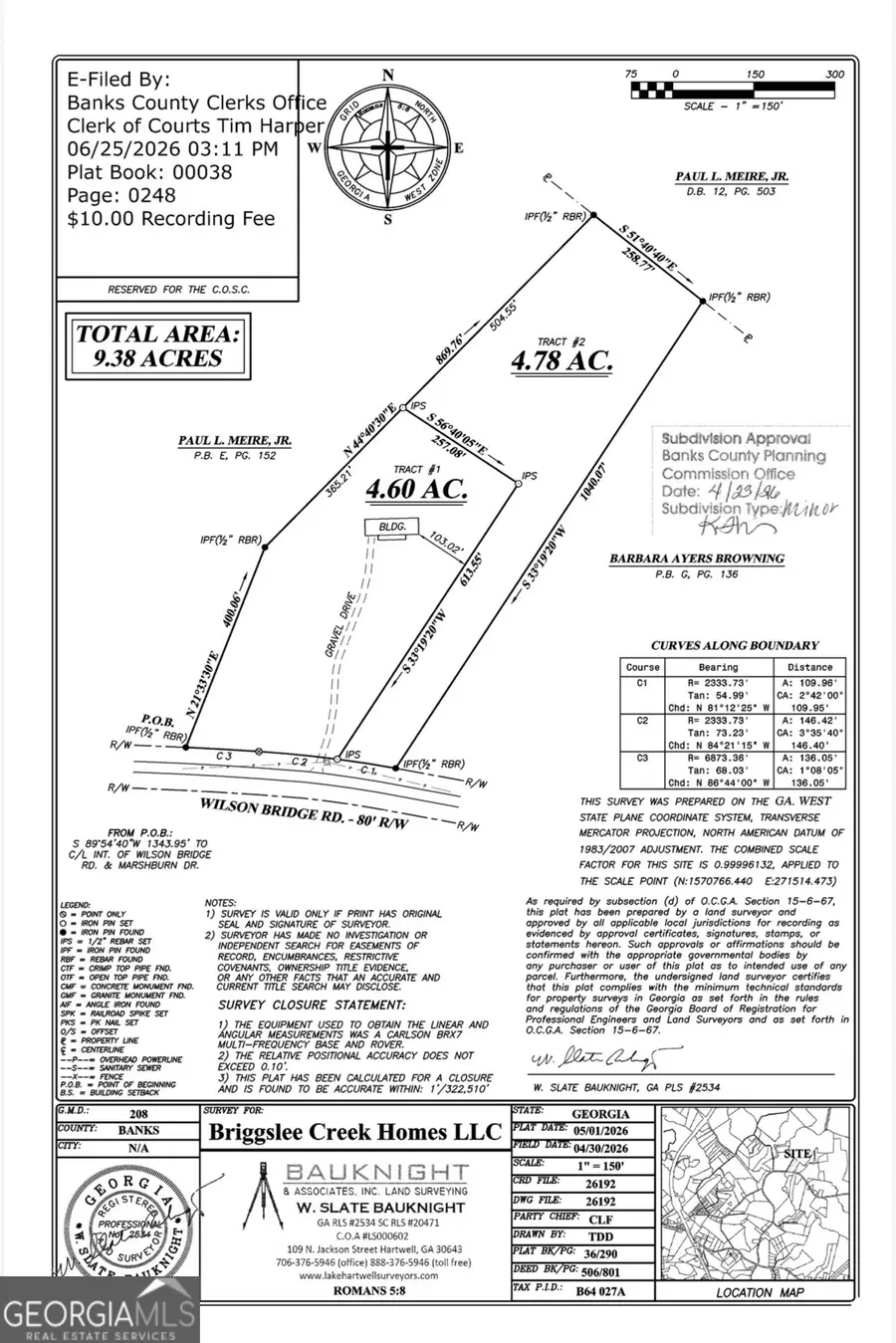 1183 Wilson Bridge Road (4.60+ Acres), Homer, GA 30547 - #2