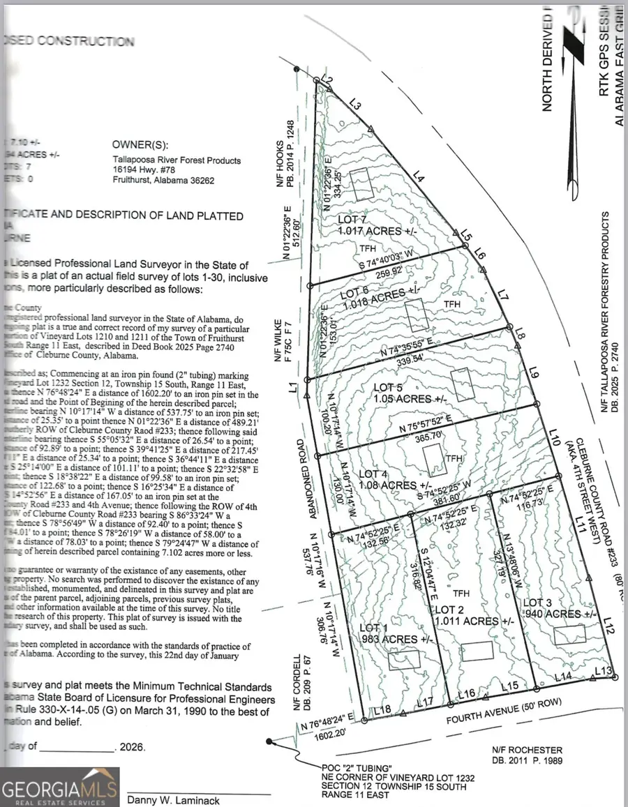 0 4th Street, Fruithurst, AL 36262 - #3