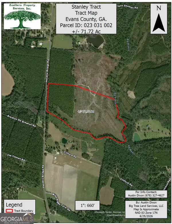 0 Hendrix Bridge Road, Claxton, GA 30417
