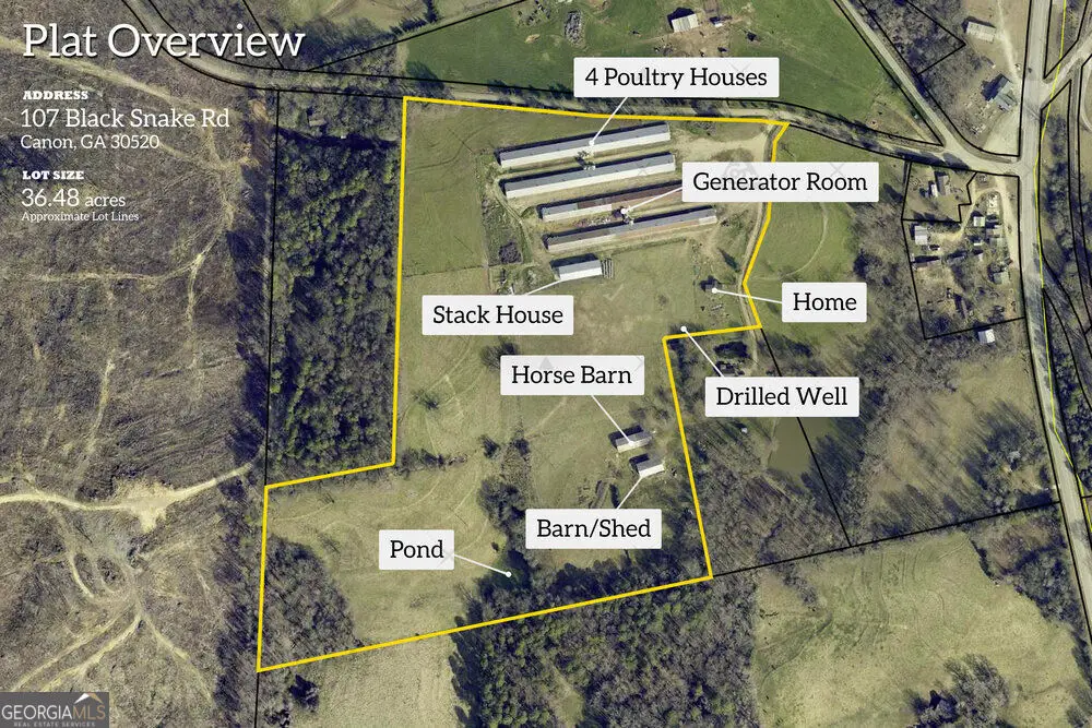 107 Black Snake Road, Canon, GA 30520 - #1