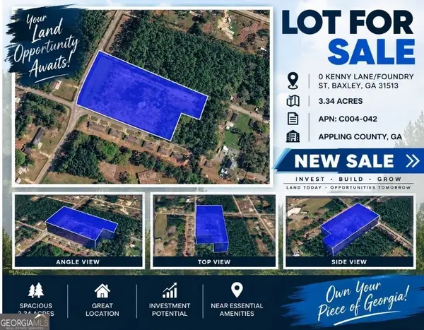 0 Kenny Lane/foundry Street, Baxley, GA 31513