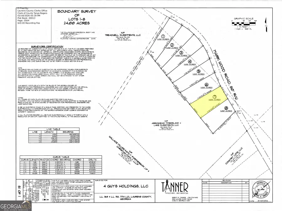 0 Mark Wood Rd. Lot 7, Dexter, GA 31019 - #2