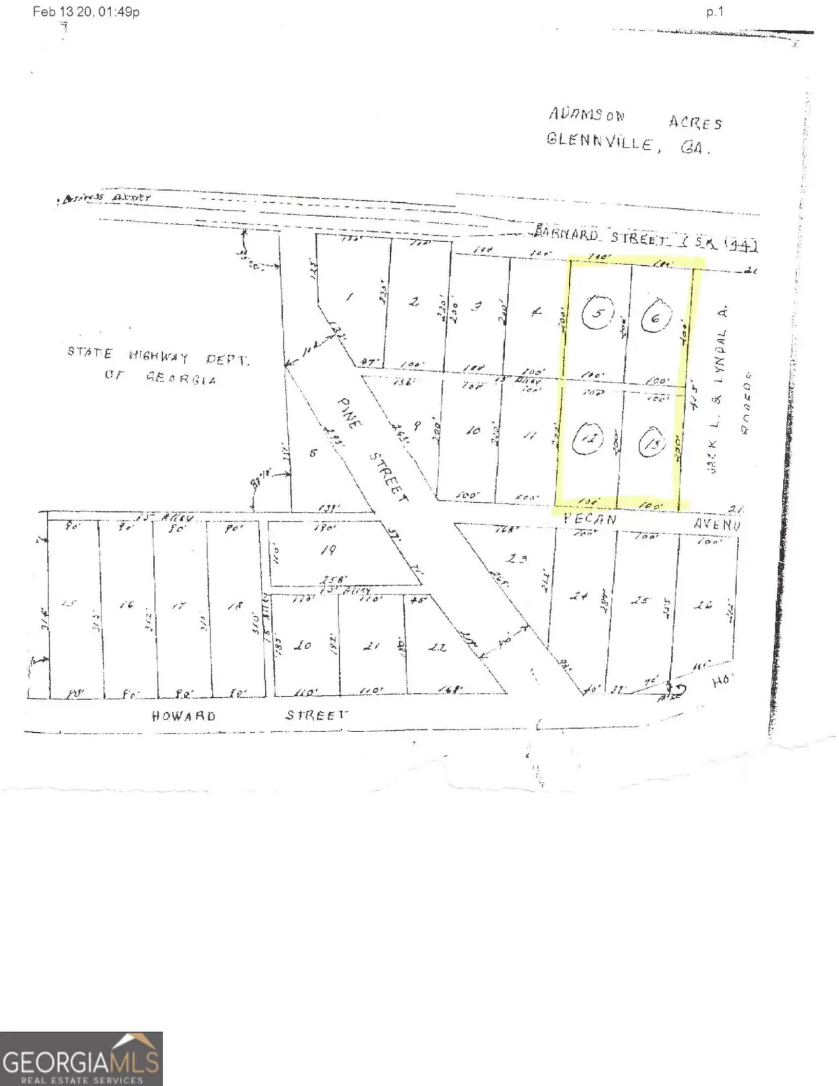 1.91 ACRES E Barnard Street, Glennville, GA 30427 - #1