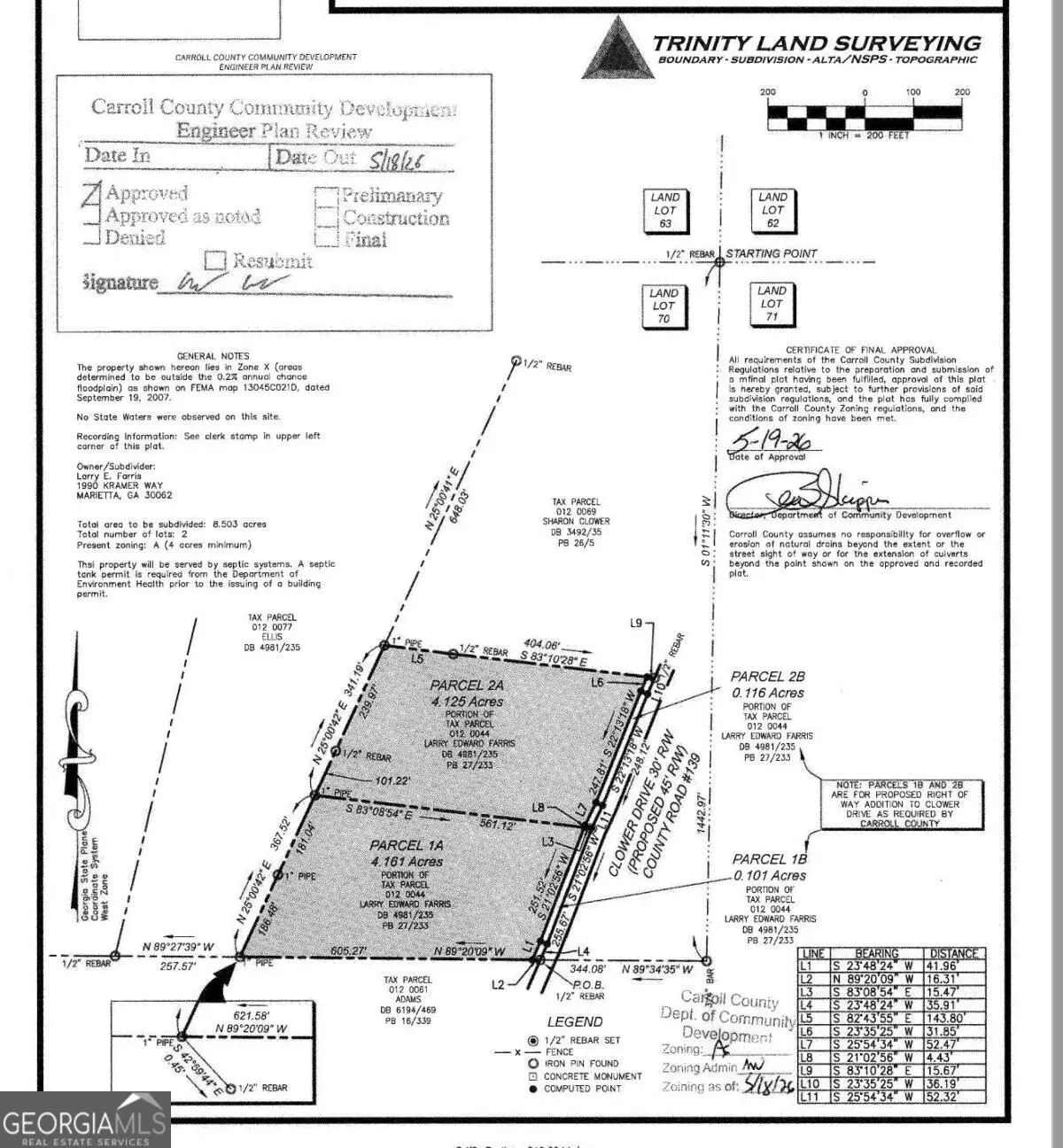 0 Lot 2a, Bowdon, GA 30108 - #1